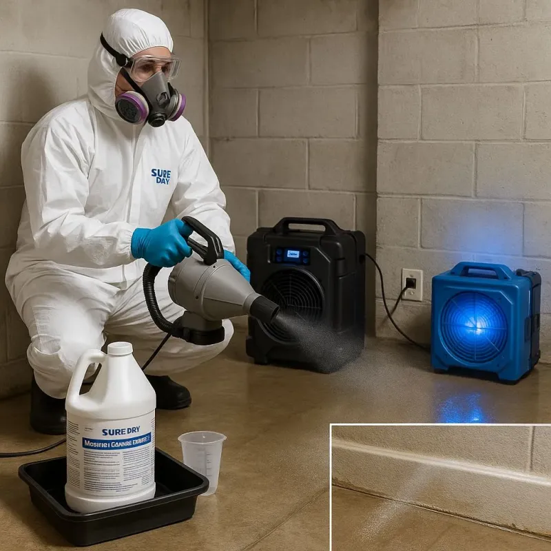 Sanitization and Odor Removal process in Camanche, IA