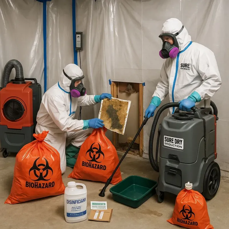 Contaminated Water Handling Protocols process in Camanche, IA