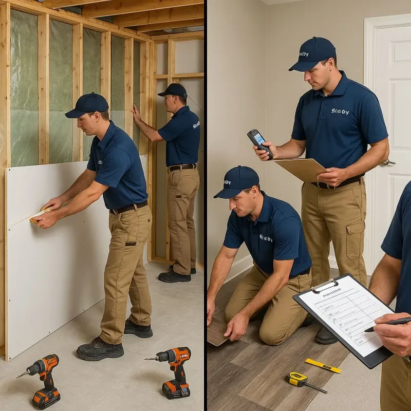 Repairs and Reconstruction process in Camanche, IA